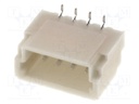 Socket; wire-board; male; SH,SR,SZ; 1mm; PIN: 4; SMT; 50V; 1A