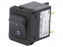 Circuit breaker; Urated: 240VAC; 60VDC; 20A; DPST; 34x26mm; 32g