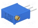 Potentiometer: mounting; multiturn; 50kΩ; 500mW; THT; ±10%; linear