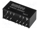 Converter: DC/DC; 2W; Uin: 18÷36V; 24VDC; Iout: 83mA; SIP8; 3.96g