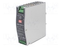 Power supply: DC/DC; 240W; 24VDC; 10A; 67.2÷154VDC; Mounting: DIN