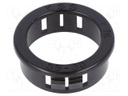 Grommet; Ømount.hole: 30.1mm; Øhole: 24.1mm; black