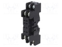 Socket; PIN: 8; 7A; 250VAC; Mounting: DIN,on panel; Series: R2M