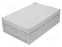 Enclosure: junction box; X: 300mm; Y: 450mm; Z: 132mm; polycarbonate