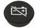 Button; Ø21mm; Pushbutton: round; black; 09