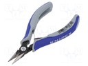 Pliers; half-rounded nose; 130mm