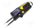 Tester: electrical; 12 LED; 340÷440VAC; R range: 1÷1999Ω; IP64