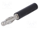 Adapter; 4mm banana; banana 2mm socket,banana 4mm plug; 10A