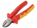 Pliers; side,cutting,insulated; 180mm; Conform to: IEC 60900,VDE