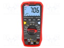 Digital multimeter; USB; LCD (6000),bargraph,with a backlit