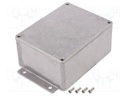 Enclosure: multipurpose; X: 89mm; Y: 114mm; Z: 55mm; aluminium; IP54