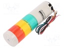 Signaller: signalling column; Colour: red/amber/green; LED; IP54