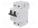 Circuit breaker; 230/400VAC; Inom: 4A; Poles: 2; DIN; Charact: B