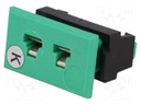 Connector: for thermocouple; socket; female; PIN: 2