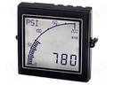 Process meter; digital,mounting,programmable; on panel; 0.1%