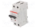 Circuit breaker; 230/400VAC; Inom: 63A; Poles: 1+N; DIN; Charact: C