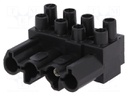 Connector: pluggable terminal block; screw terminal; female