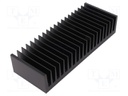 Heatsink: extruded; grilled; black; L: 75mm; W: 200mm; H: 40mm