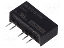 Isolated Board Mount DC/DC Converter, 1kV Isolation, ITE, 2 Output, 1 W, 12 V, 42 mA, -12 V