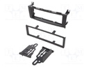 Radio mounting frame; Mercedes; 1 DIN; matt black