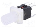 Switch: keypad; Pos: 2; SPST-NO; 0.05A/12VDC; colourless; red; 1.6N