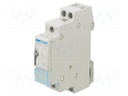 Relay: installation; bistable; NC + NO; Mounting: DIN; 16A; -5÷40°C