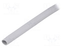 Insulating tube; Mat: silicone; light grey; -30÷200°C; Øint: 8mm