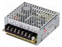 Power supply: switched-mode; modular; 53.6W; 5VDC; 99x97x36mm