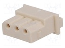 Plug; wire-board; female; SPOX; 2.5mm; PIN: 3; w/o contacts; 250V