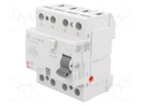 RCD breaker; Inom: 40A; Ires: 300mA; Poles: 4; 230/400V; DIN; IP20