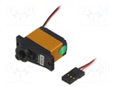 Motor: servo; 4.8÷6VDC; micro; digital; 12g; 23x12x22mm; nylon