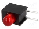 LED; in housing; red; 3.4mm; No.of diodes: 1; 20mA; 60°; 2÷2.5V