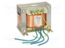 Transformer: mains; 230VAC; 168V; 313V; 28V; 10.5V; 6.4V; 6.4V; 69V