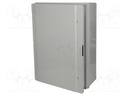 Enclosure: wall mounting; X: 511mm; Y: 711mm; Z: 253mm; ABS; grey