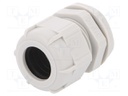 Cable gland; M25; 1.5; IP68; Mat: polyamide; grey