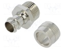 Straight terminal connector; ØBraid : 13mm; brass; -55÷260°C