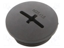 Stopper; M25; 1.5; IP56; Mat: polyamide; Body: black; Thread: metric