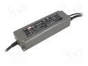 Power supply: switched-mode; LED; 124.2W; 32.4÷54VDC; 2.3A; IP67