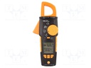 AC/DC digital clamp meter; I DC: 0,1÷400A; I AC: 0,1÷400A