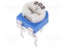 Potentiometer: mounting; single turn,horizontal; 20kΩ; 100mW