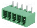 Pluggable terminal block; 3.81mm; ways: 5; angled 90°; socket