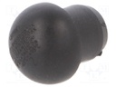 Stopper; NPT3/8"; Mat: elastomer; black