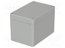 Enclosure: multipurpose; X: 80mm; Y: 120mm; Z: 85mm; EUROMAS; ABS