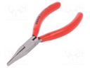 Pliers; cutting,precision,flat; plastic handle