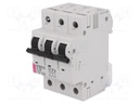 Circuit breaker; 400VAC; Inom: 16A; Poles: 3; DIN; Charact: C; 10kA