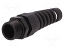 Cable gland; with strain relief; PG16; IP68; Mat: polyamide; black