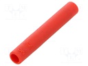 Connector: adapter; 4mm banana; red; 32A; 40mm; 1kV