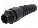 Cable gland; with strain relief; M25; IP68; Mat: polyamide; black