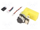 Motor: DC; with encoder,with gearbox; Gravity; 6VDC; 2.8A; 160rpm