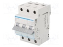 Circuit breaker; 230/400VAC; Inom: 13A; Poles: 3; DIN; Charact: B